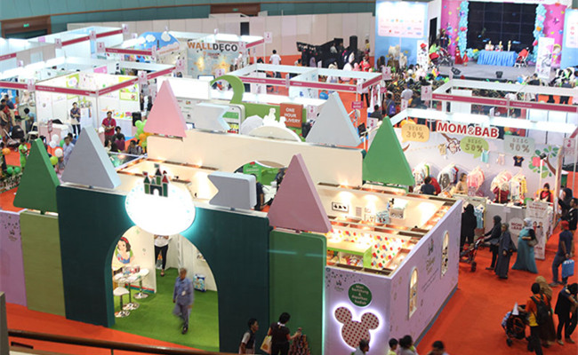 2016婴童展IMBEX、婴童展展台设计、国外展览设计搭建