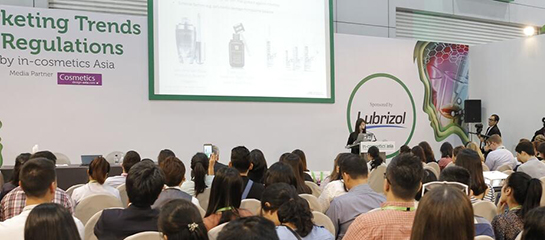 In-Cosmetics Aisa2019展位设计,泰国In-Cosmetics Aisa展台搭建,In-Cosmetics Aisa化妆品展览设计